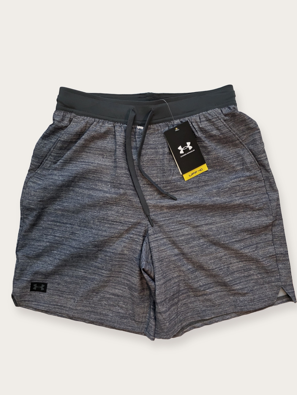 NWT Under Armour Storm Shorebreak 2-in-1 Board Shorts Gray/Black Men's Small